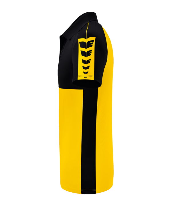 Erima Six Wings Poloshirt Gelb Schwarz - gelb