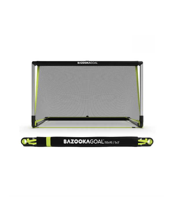 Bazookagoal ALUMINIUM Teleskoptor | 150x90 cm Schwarz - schwarz