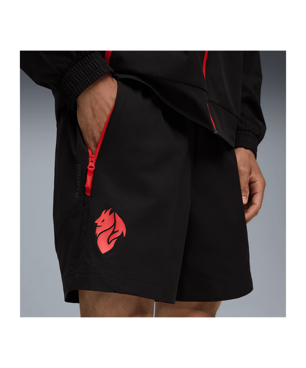 PUMA AC Mailand Pumatech Relaxed Woven Short Schwarz F04 - schwarz