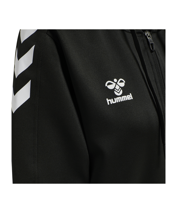 Hummel Core Xk Poly Kapuzenjacke Damen Schwarz F2042 - schwarz