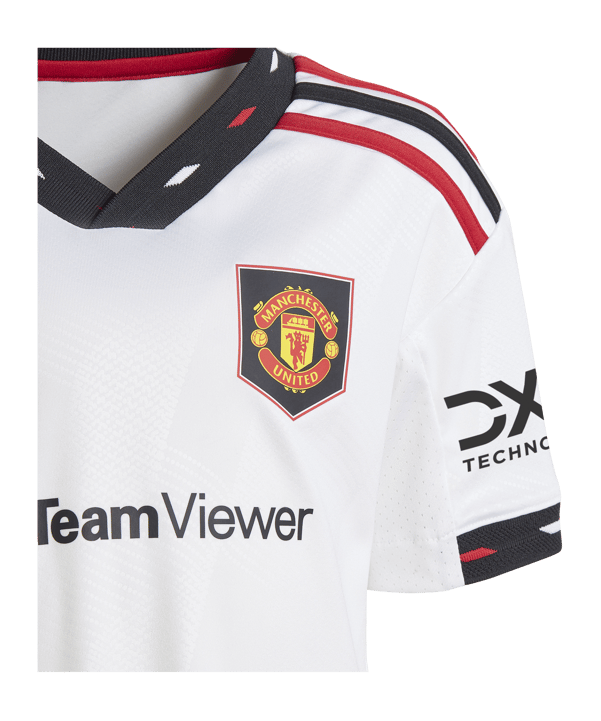 adidas Manchester United Minikit Away 2022/2023 Weiss - weiss