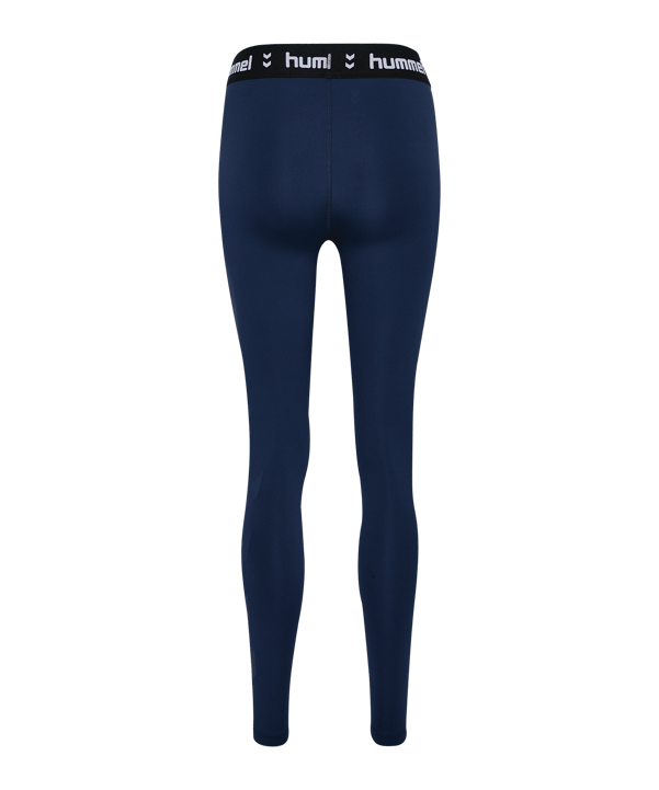 Hummel Pulse Mid Waist Tight Damen Blau F7459 - blau