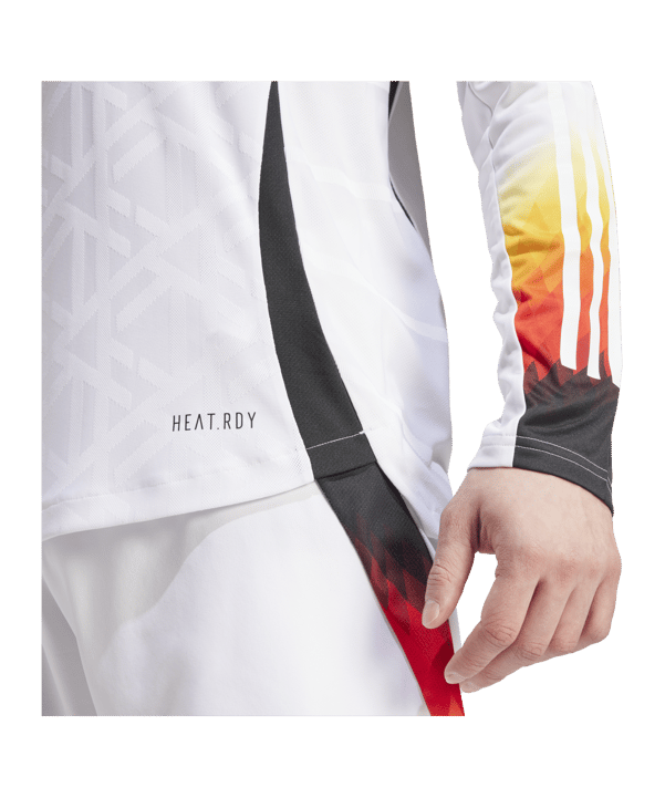 adidas DFB Deutschland Auth. Trikot langarm Home EM 2024 Weiss - weiss
