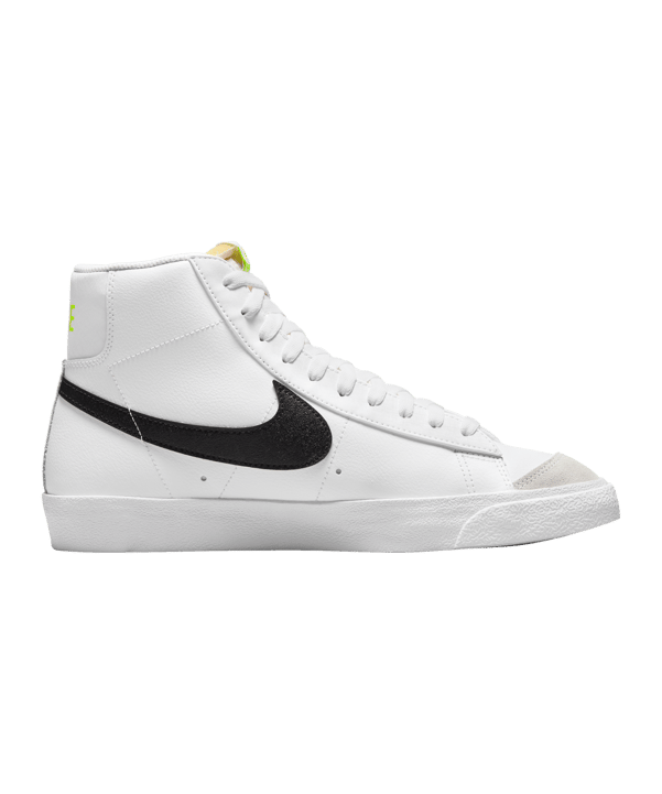 Nike Blazer Mid '77 Weiss Schwarz Gelb F100 - weiss