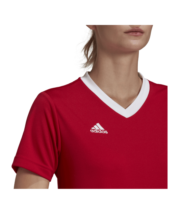 adidas Entrada 22 Trikot Damen Rot Weiss - rot