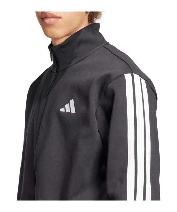 adidas 3 Stripes Trainingsanzug Schwarz - schwarz