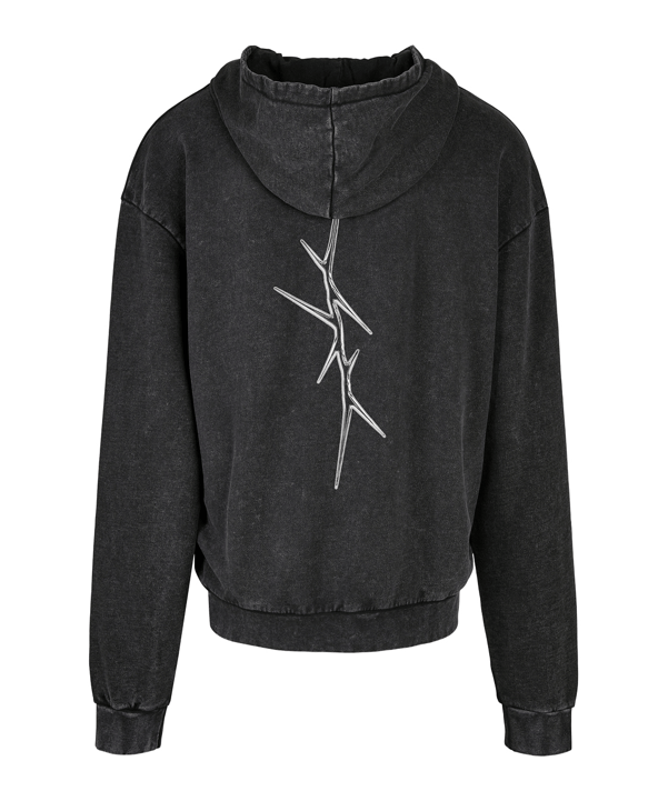 Mister Tee Thorned Mask Oversized Hoody Schwarz - schwarz