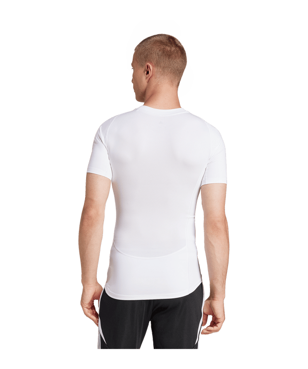 adidas Techfit Longsleeve Weiß - weiss