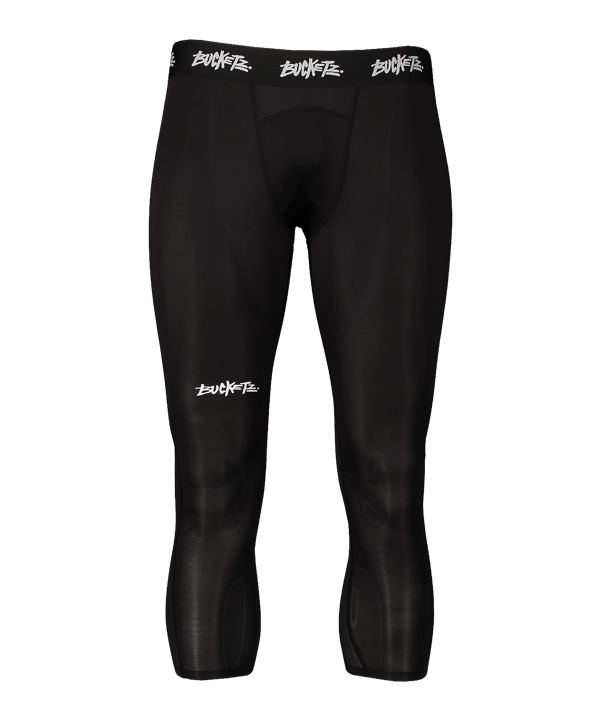 Bucketz 3/4 Compression Tight Schwarz - schwarz
