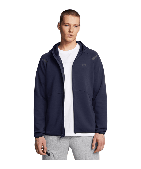 Under Armour Unstoppable Fleece Kapuzenjacke Blau F410 - blau