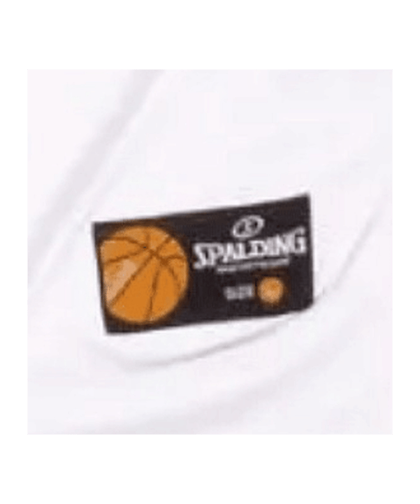 Spalding Hustle Maglietta Bianco - bianco