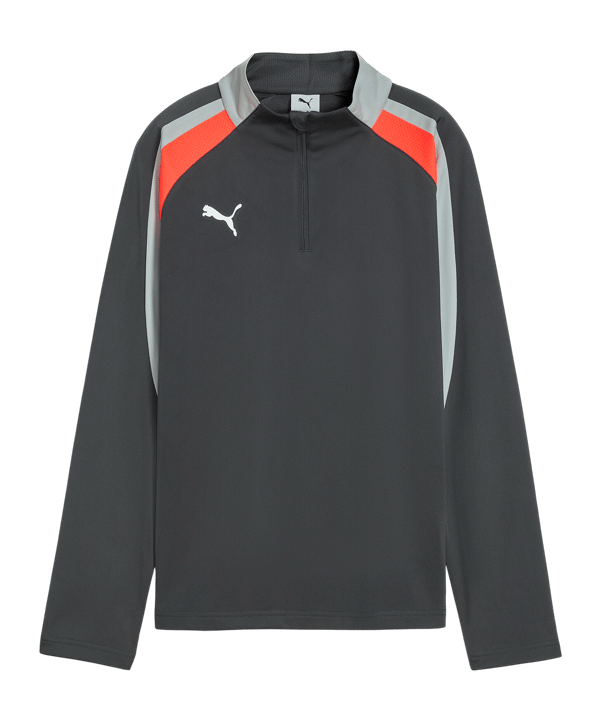PUMA Individualliga 1/4 Zip Sweatshirt Kids Grau F10 - grau