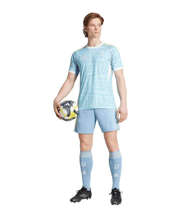 adidas Juventus Turin Short Away 2025/2026 Blau - blau