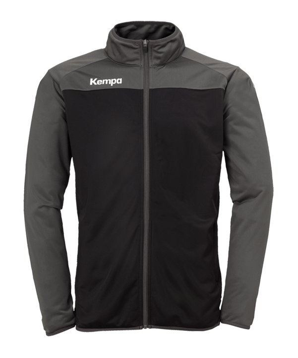 Kempa Prime Polyesterjacke Schwarz Grau F01 - schwarz