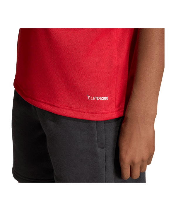 adidas Entrada 26 Polo Kids Rot - rot