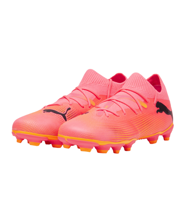 PUMA FUTURE 7 Match FG/AG Jr Kids The Forever Faster Rosa Schwarz F03 - rosa