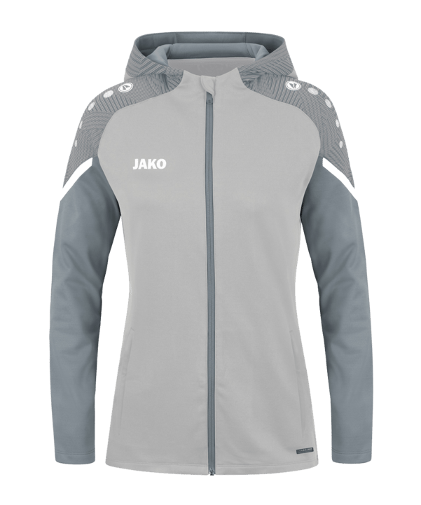 JAKO Performance Kapuzenjacke Damen Grau F845 - grau