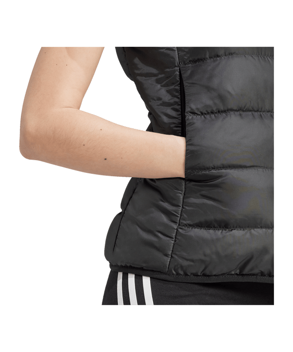 adidas Essentials 3-Stripes Weste Damen Schwarz - schwarz