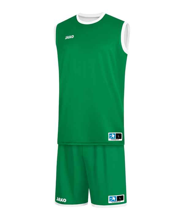 JAKO Change 2.0 Wendetrikot Grün Weiss F06 - gruen