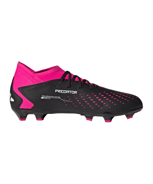 adidas Predator Accuracy.3 FG Own Your Football Schwarz Weiss Pink - schwarz