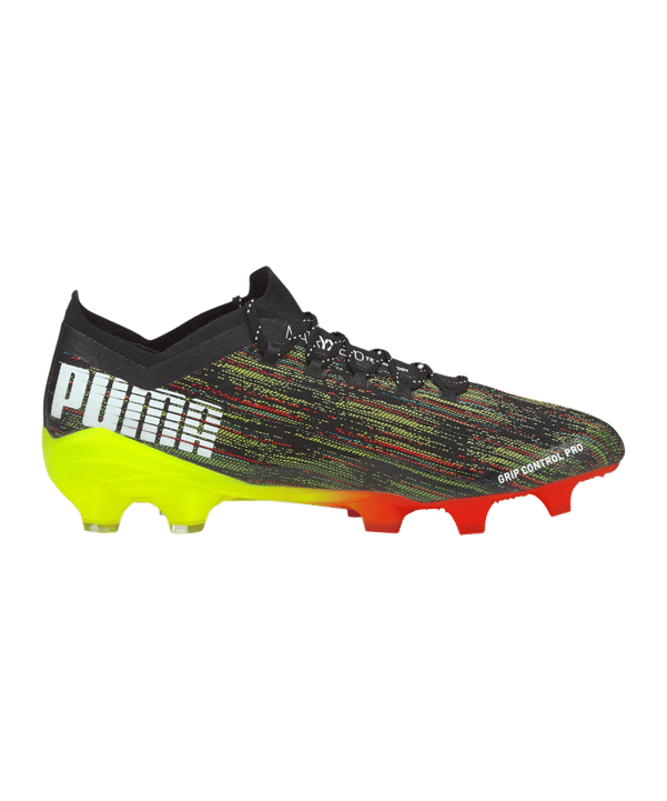 PUMA ULTRA Game On 1.2 FG/AG Schwarz Gelb F02 - schwarz