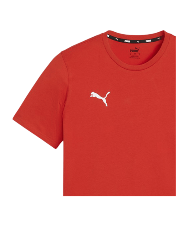 PUMA teamGOAL Casuals T-Shirt Rot F01 - rot
