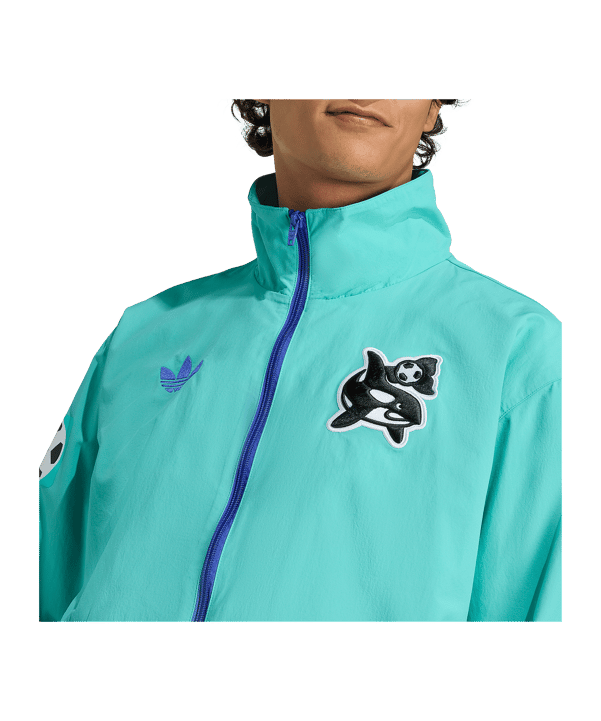adidas Seattle Sounders FC Seattle Sounders FC Anthem Jacke Blau - blau