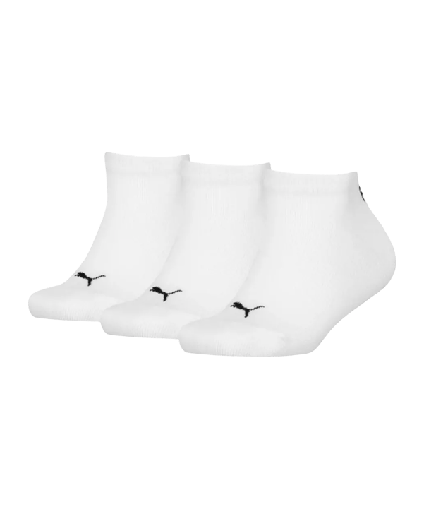 PUMA Sneaker Plain 3P Socken Weiß F300 - weiss