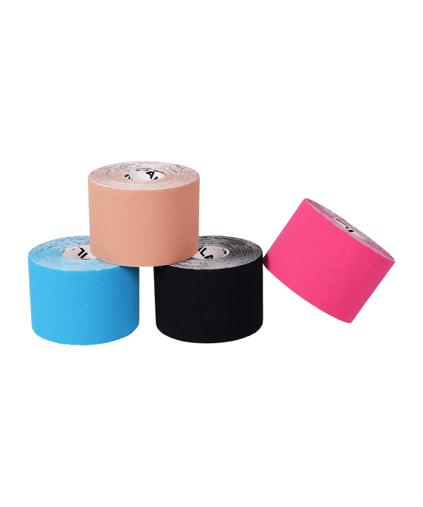 Cawila SPORTSCARE Kinesiology Tape | 5,0cm x 5m | Schwarz - schwarz