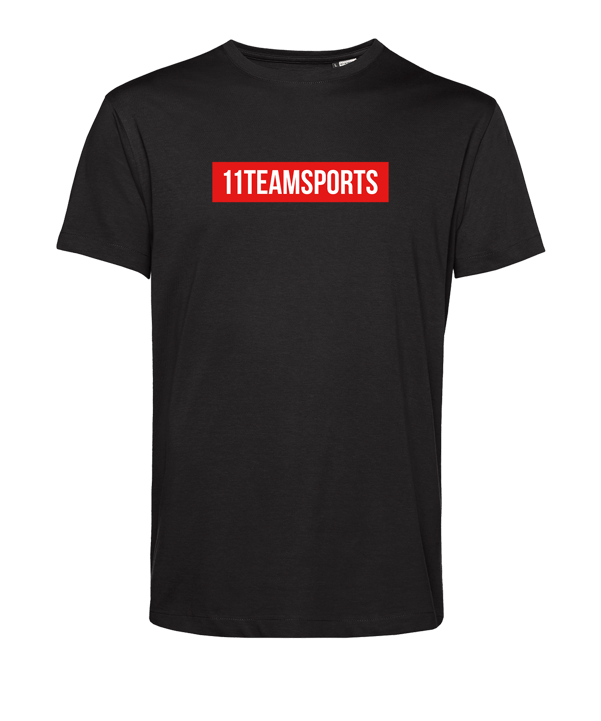 11teamsports Background T-Shirt Schwarz Weiss - schwarz