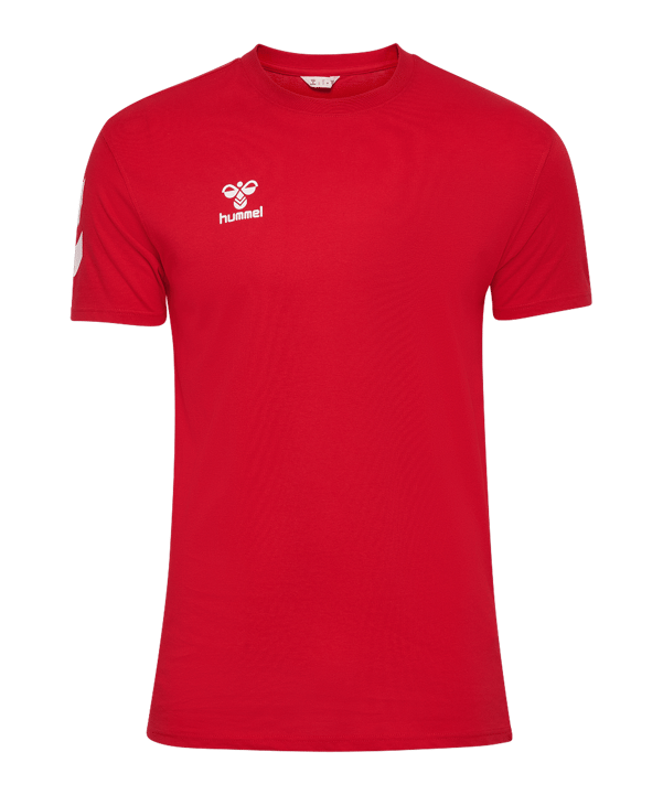 Hummel Go 2.0 Chevron T-shirt Rosso C3062 - rosso
