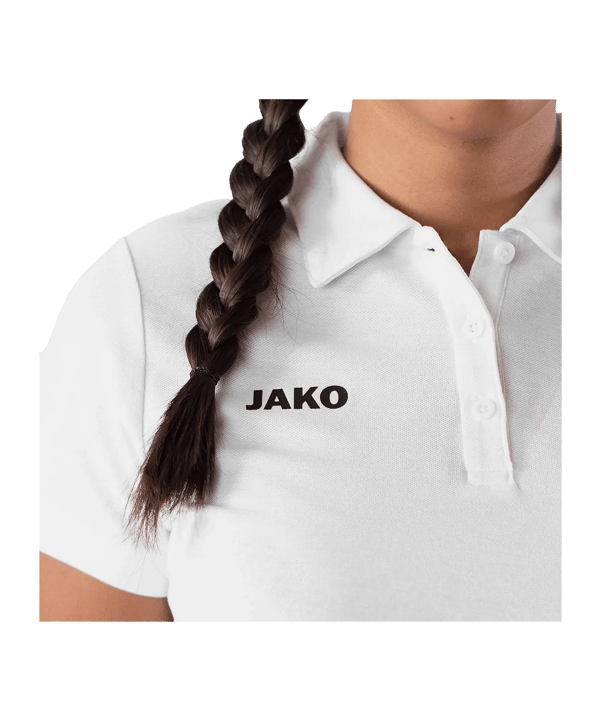 JAKO Base Polo Donna Bianco C6365 - bianco
