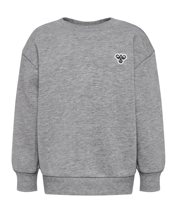 Hummel Mini Loose Bee Sweatshirt Kids Grau F2006 - grau
