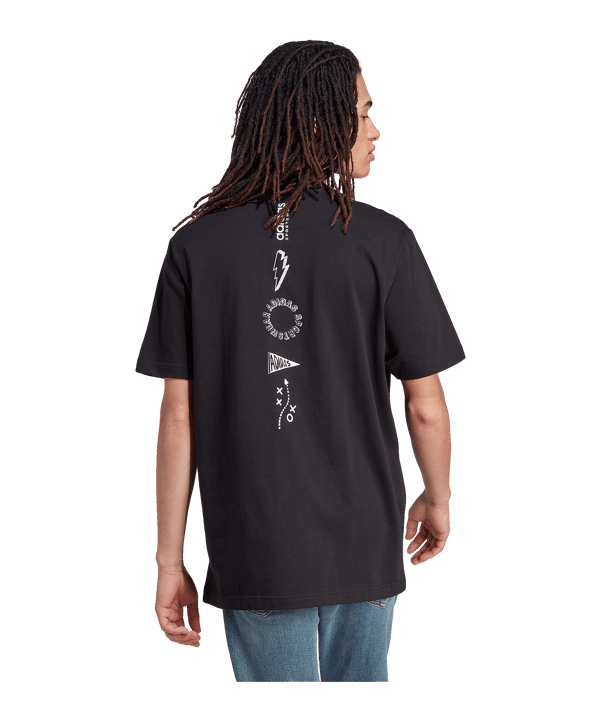 adidas Sportswear Graphic Love T-Shirt Schwarz - schwarz
