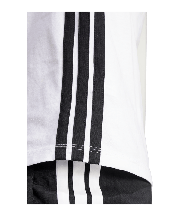 adidas Essentials 3S Cotton T-Shirt Damen Weiss - weiss