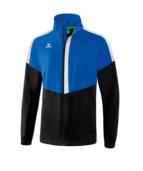 Erima Squad Regenjacke Kids Blau Schwarz - blau
