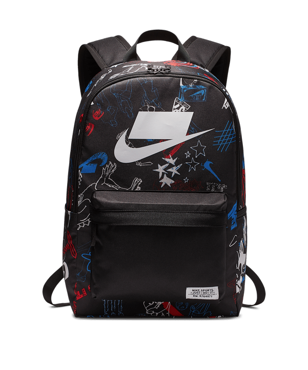 Nike Heritage 2.0 Backpack Rucksack Schwarz F010 - schwarz