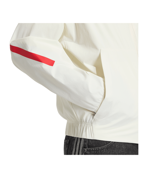 adidas Ajax Amsterdam Anthem Jacke Weiß - weiss