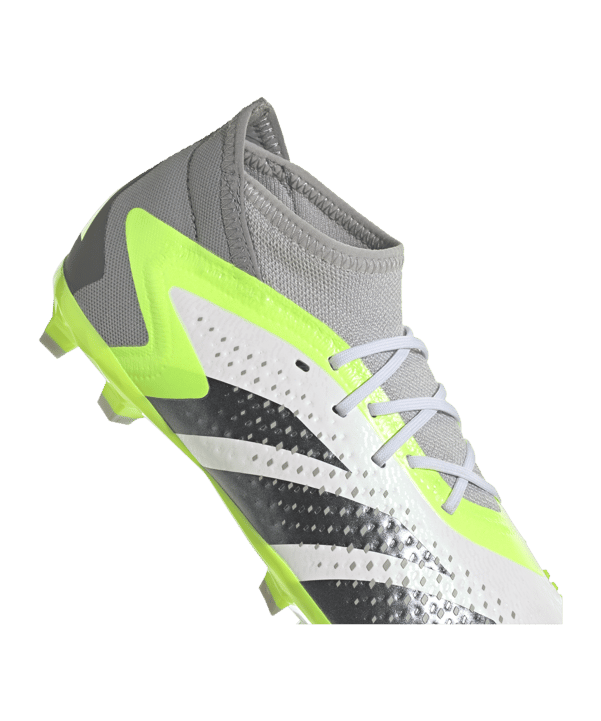 adidas Predator Accuracy.1 FG Crazyrush Kids Weiss Schwarz Gelb - weiss
