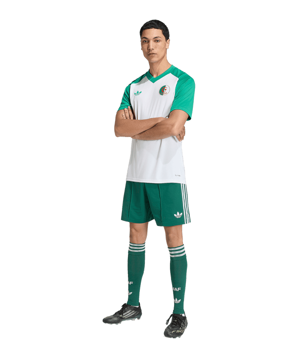 adidas FAF Algerien Trikot Home WM 2026 Weiß - weiss
