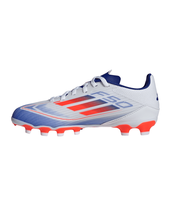 adidas F50 League MG Advancement Kids Weiss Rot - weiss