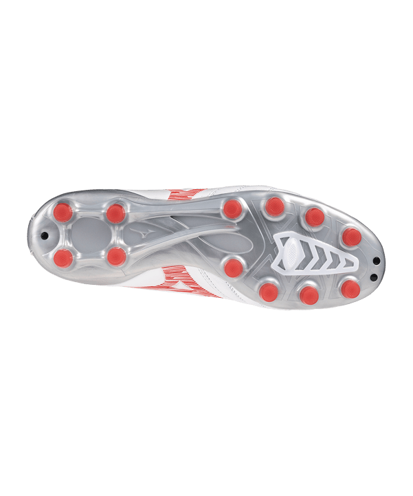 Mizuno Morelia Neo IV Pro FG Charge Weiss Rot F60 - weiss