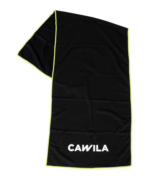 Cawila Academy Ice kühlendes Handtuch Schwarz Gelb - schwarz