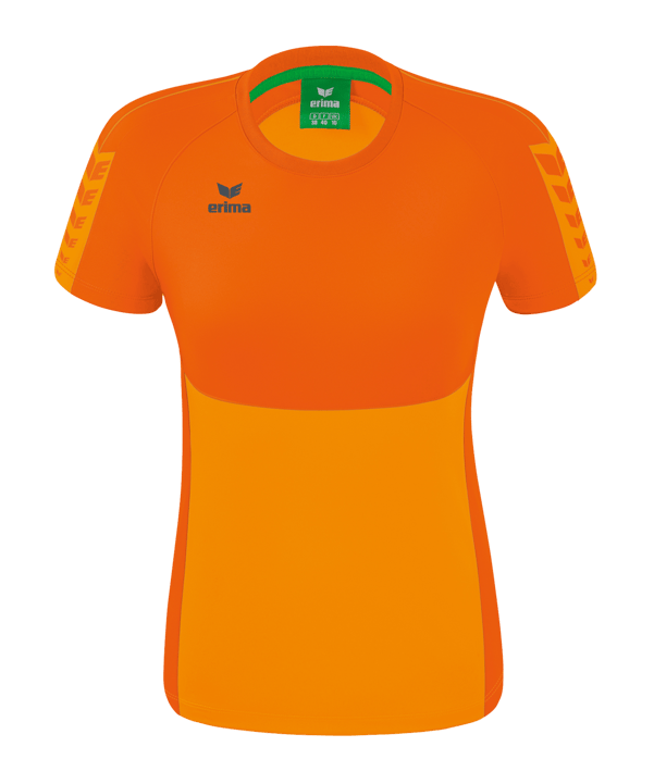 Erima Six Wings T-Shirt Damen Orange Orange - orange