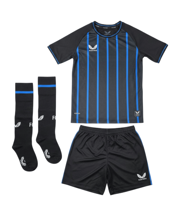 Castore Trikot Set 2025/2026 Kinder Schwarz - schwarz