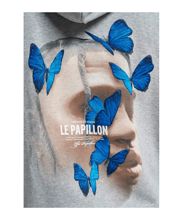 Mister Tee Le Papilloversized Hoody Grau - grau
