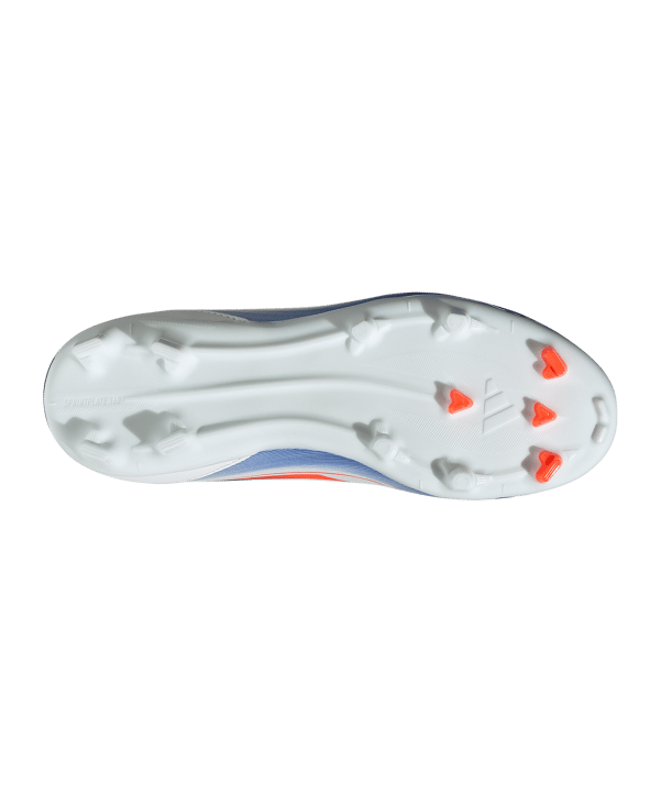 adidas F50 League FG/MG Advancement Kids Weiss Rot - weiss