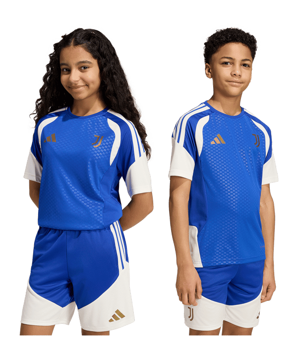 adidas FC Juventus Tiro26 Competition Maglietta da Allenamento Bambini Blu - blu