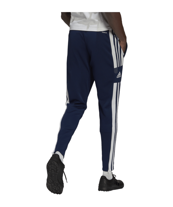 adidas Squadra 21 Trainingshose Blau Weiss - blau