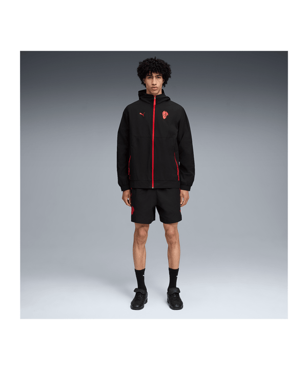 PUMA AC Mailand Pumatech Relaxed Woven Short Schwarz F04 - schwarz